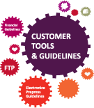 FTP Guidelines Tools and Guideline cog to help show all the available tools.