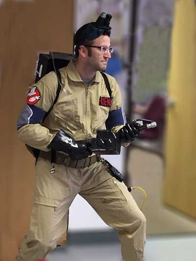 Halloween 2015 One of Thomson-Shore's very own Ghost Buster! make your new Career a fun one.