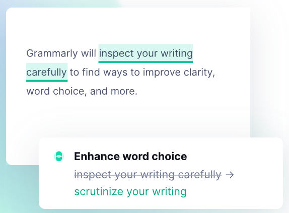 Premium Grammar Checking 