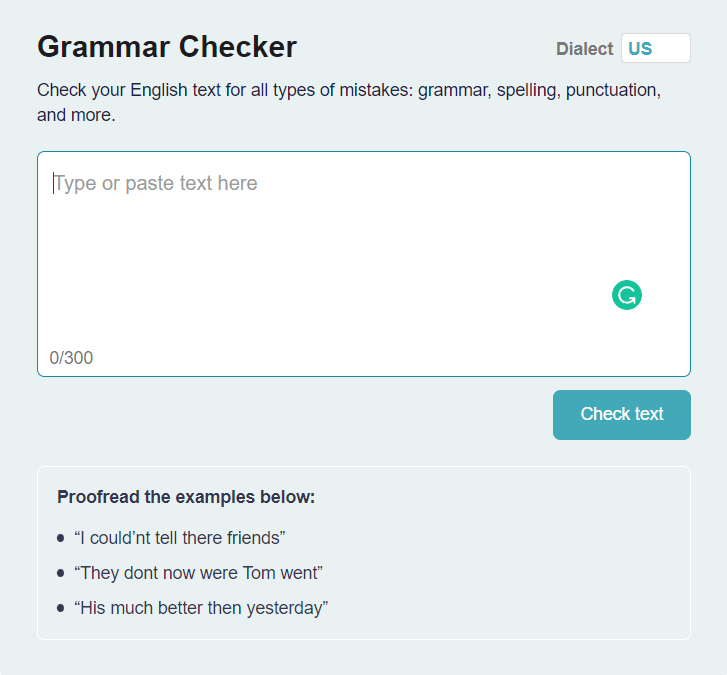 Ginger Grammar Checker