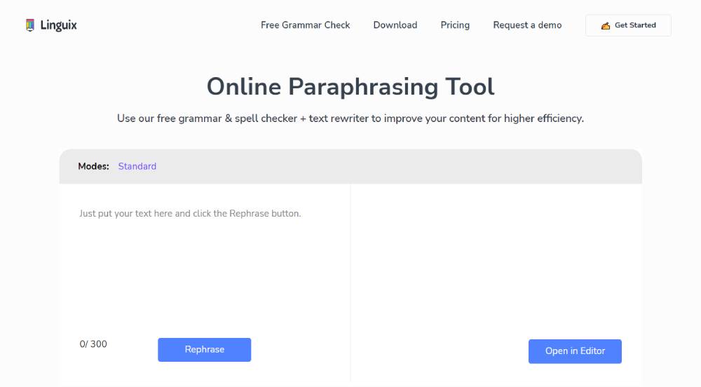 Linguix - Online Paraphrasing tool for 2023