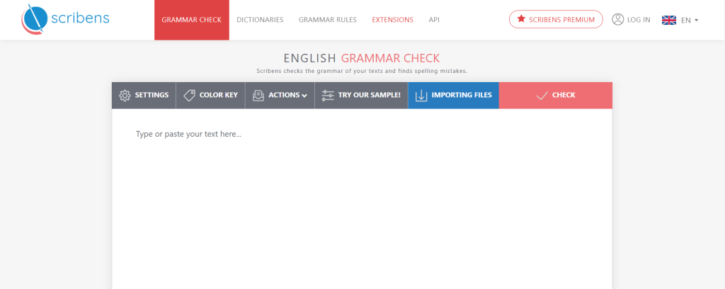 Scribens - English grammar checker
