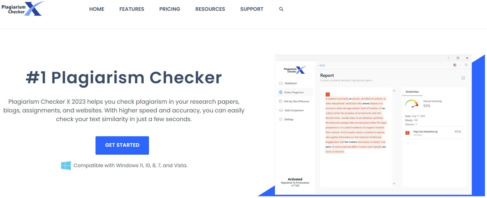 Plagiarism Checker X Overview